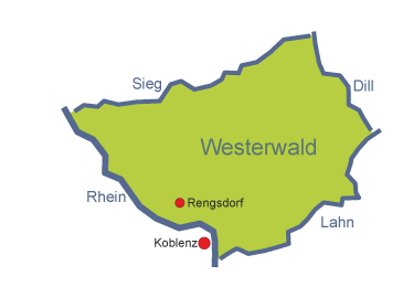 skizze karte westerwald